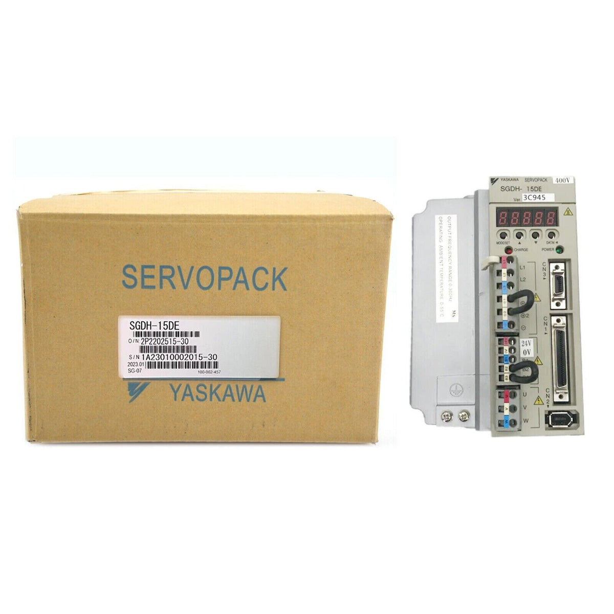 YASKAWA SGDH-15DE Servo Drive, new in box. Industrial automation part, 400V, SERVOPACK