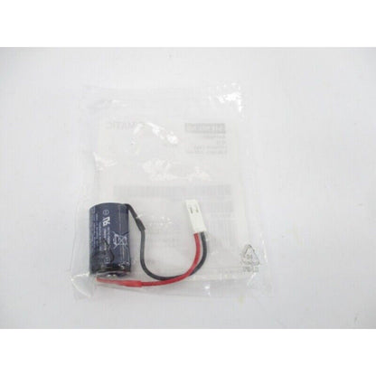 Siemens SIMATIC S7 backup battery 6ES7971-1AA00-0AA0 with connector and packaging.