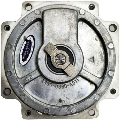 FANUC A860-0360-X011 Encoder Pulse Coder, industrial automation part, silver metal casing,  label.