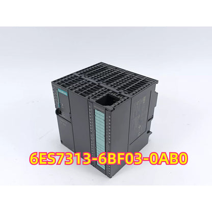 Siemens S7-300 CPU 313C-2 PTP PLC Module, black plastic housing, product code 6ES7313-6BF03-0AB0, industrial automation part.