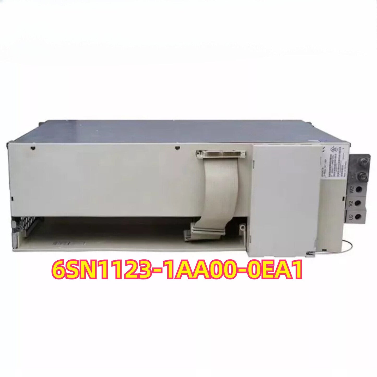 Siemens SIMODRIVE 611 Power Module 6SN1123-1AA00-0EA1, white and grey industrial equipment.