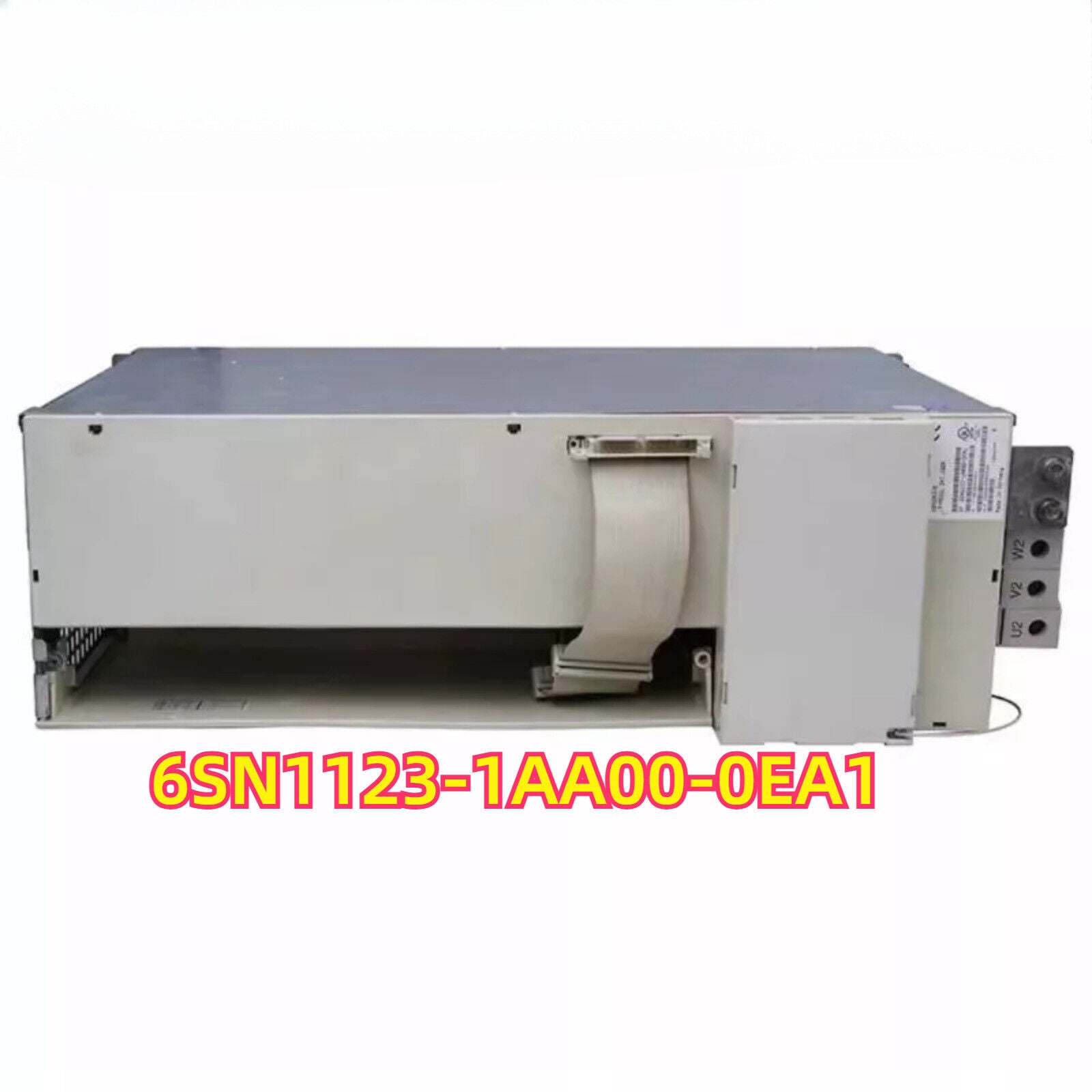 Siemens SIMODRIVE 611 Power Module 6SN1123-1AA00-0EA1, white and grey industrial equipment.