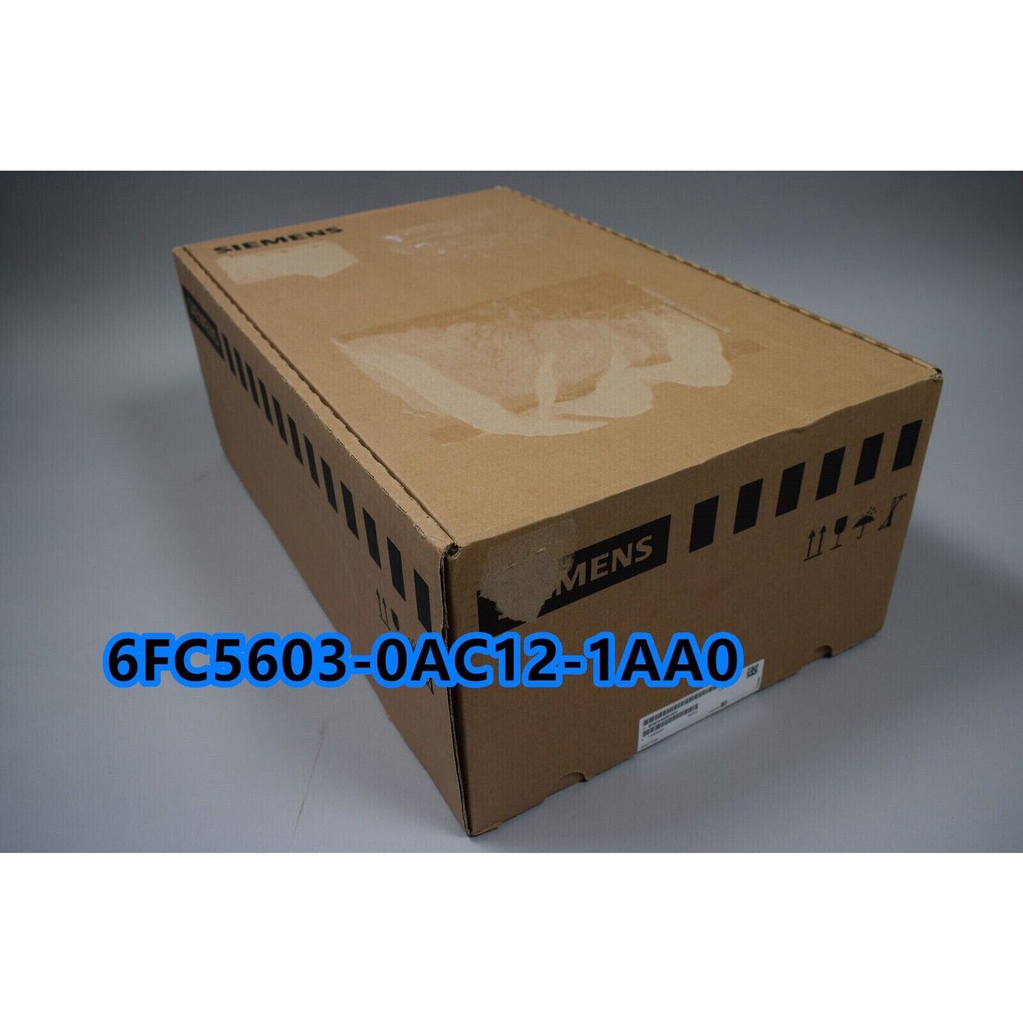 Siemens SINUMERIK 802 D CNC Part in Brown Cardboard Box, 6FC5603-0AC12-1AA0