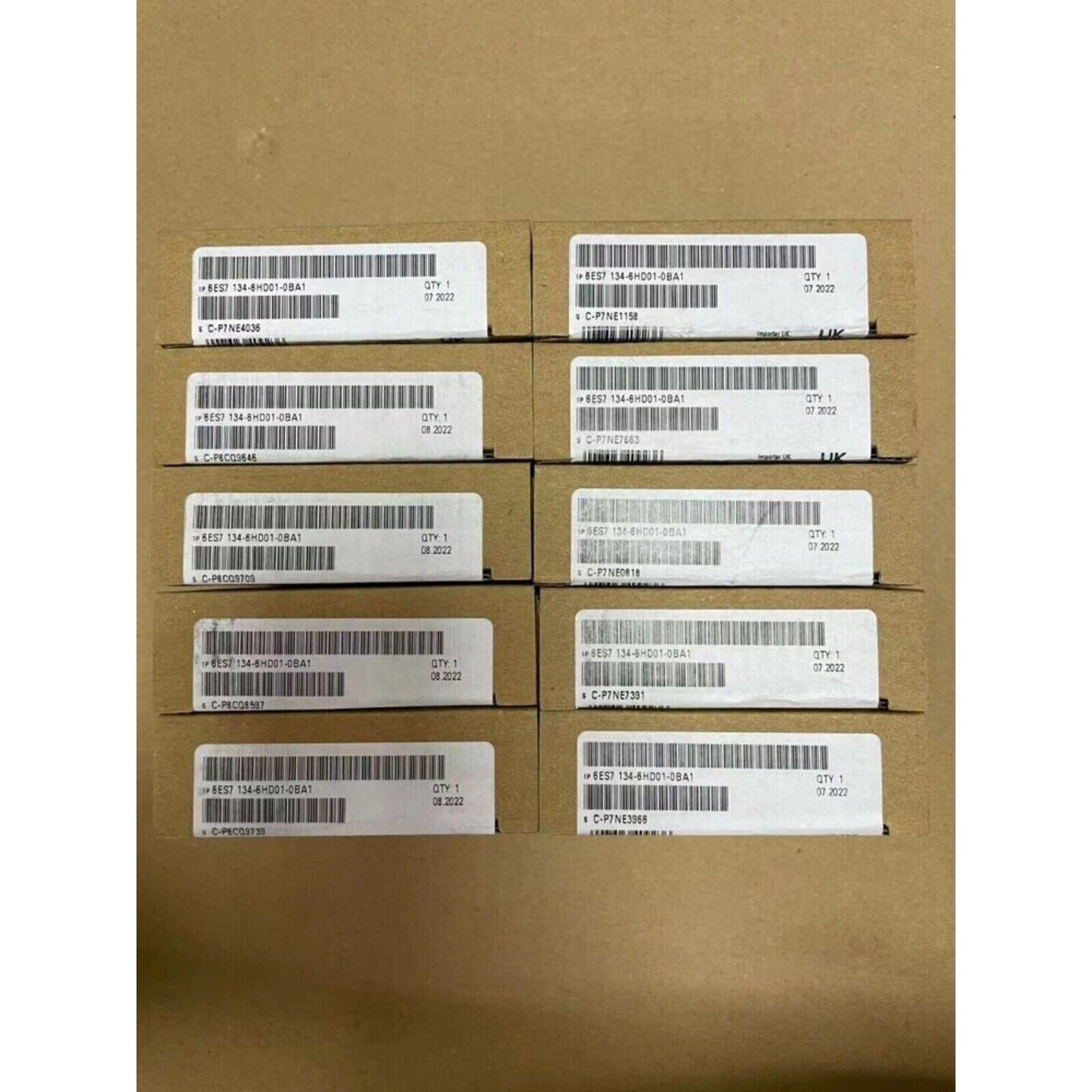 Siemens 6ES7134-6HD01-0BA1 ET 200SP Analog Input Module boxes, industrial automation parts, QTY: 1