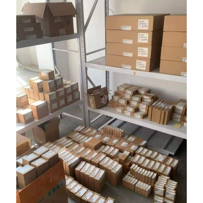 Siemens SINAMICS S120 modules in boxes ready for shipping, industrial automation parts