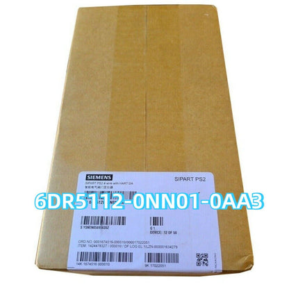 Siemens SIPART PS2 Valve Positioner 6DR5112-0NN01-0AA3 on box, industrial automation part