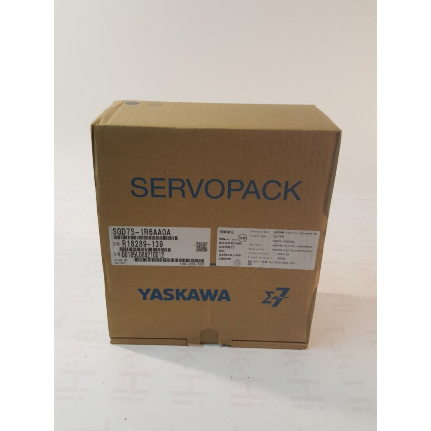 Servo Drive | YASKAWA | NEW  SGD7S-1R6AA0A SERVO DRIVE SGD7S1R6AA0A OVERNIGHT SHIPPING