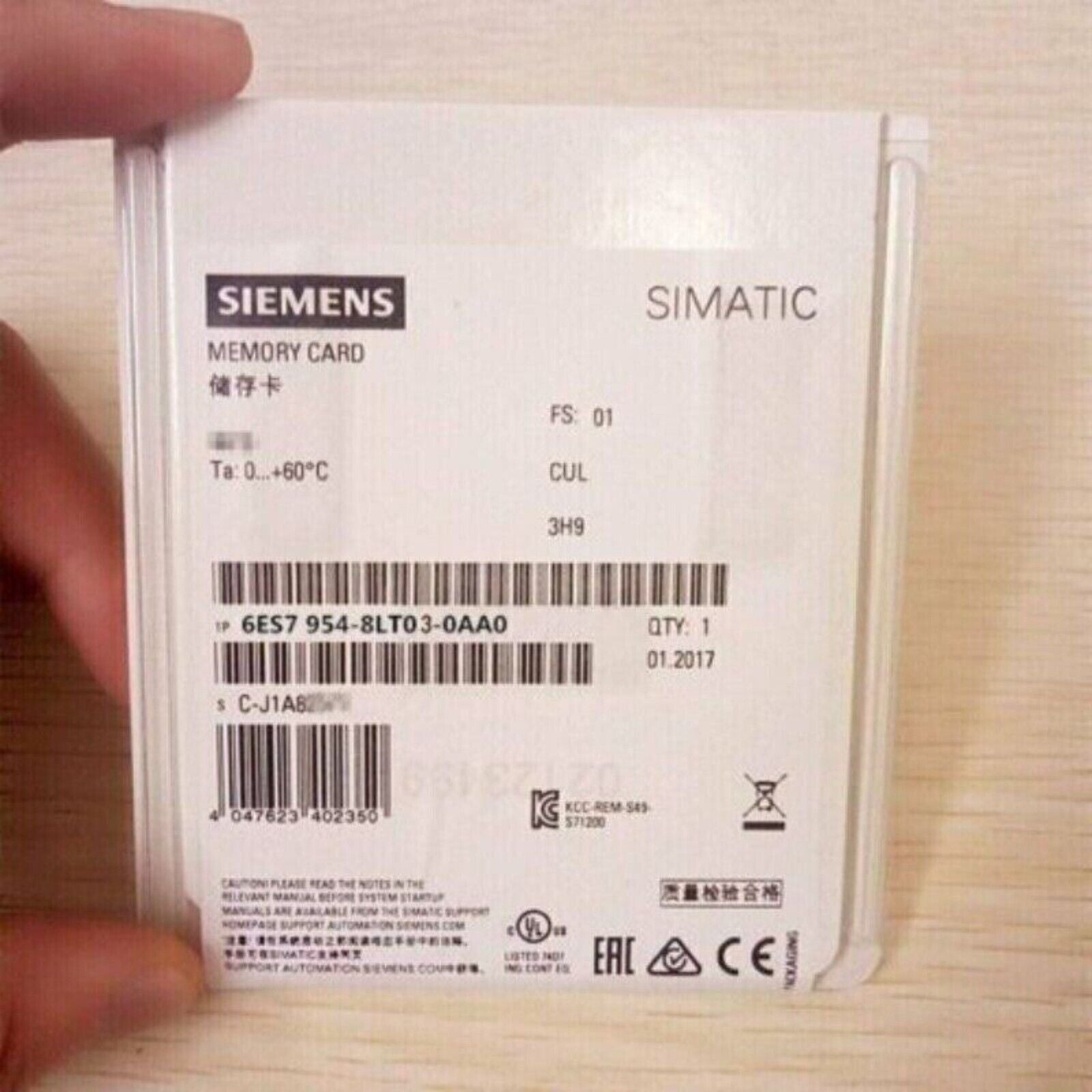Siemens SIMATIC S7 memory card 6ES7 954-8LT03-0AA0, industrial automation component
