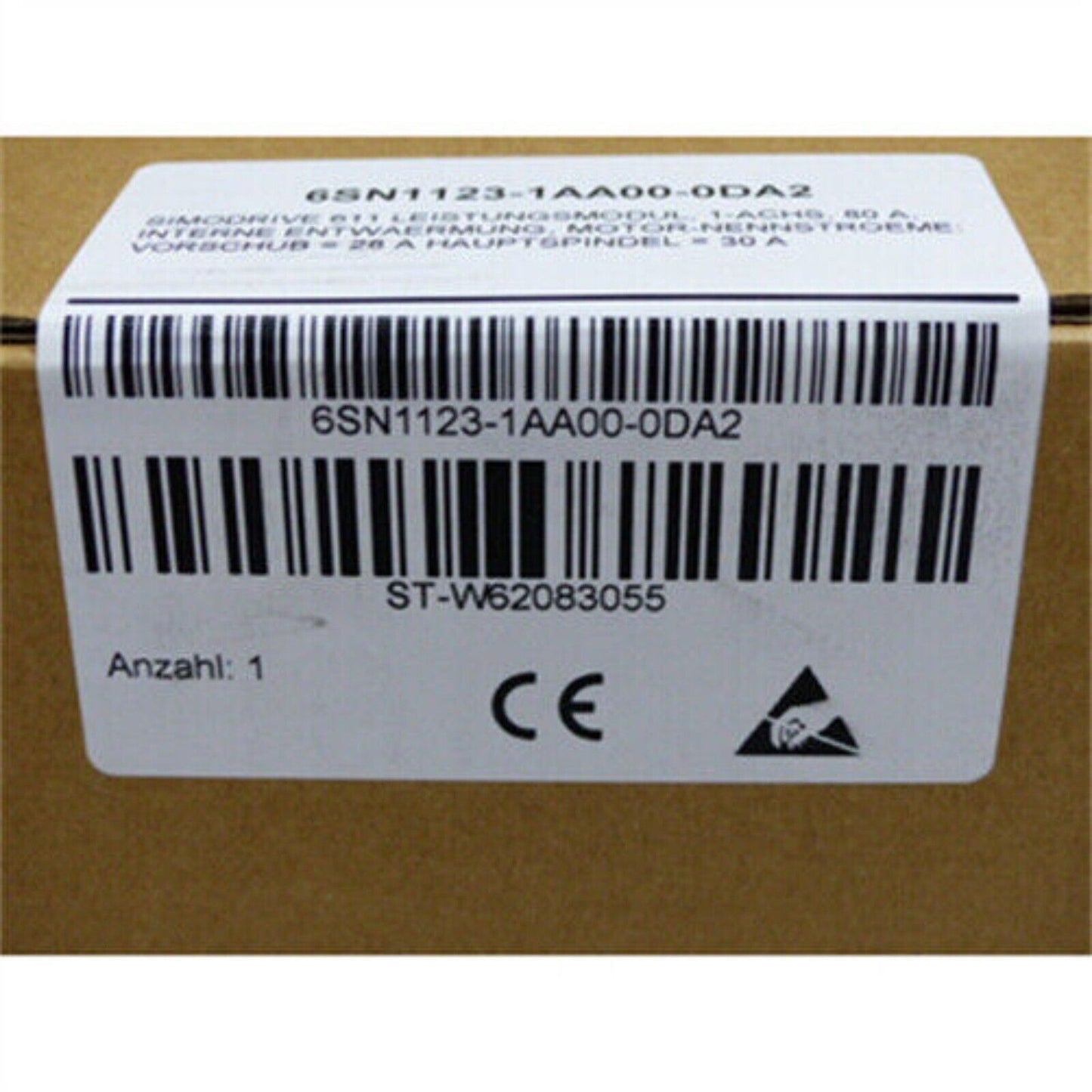 Drives/Drive Modules | Siemens | 6SN1123-1AA00-0DA2 6SN1 123-1AA00-0DA2 SIMODRIVE 611 power module