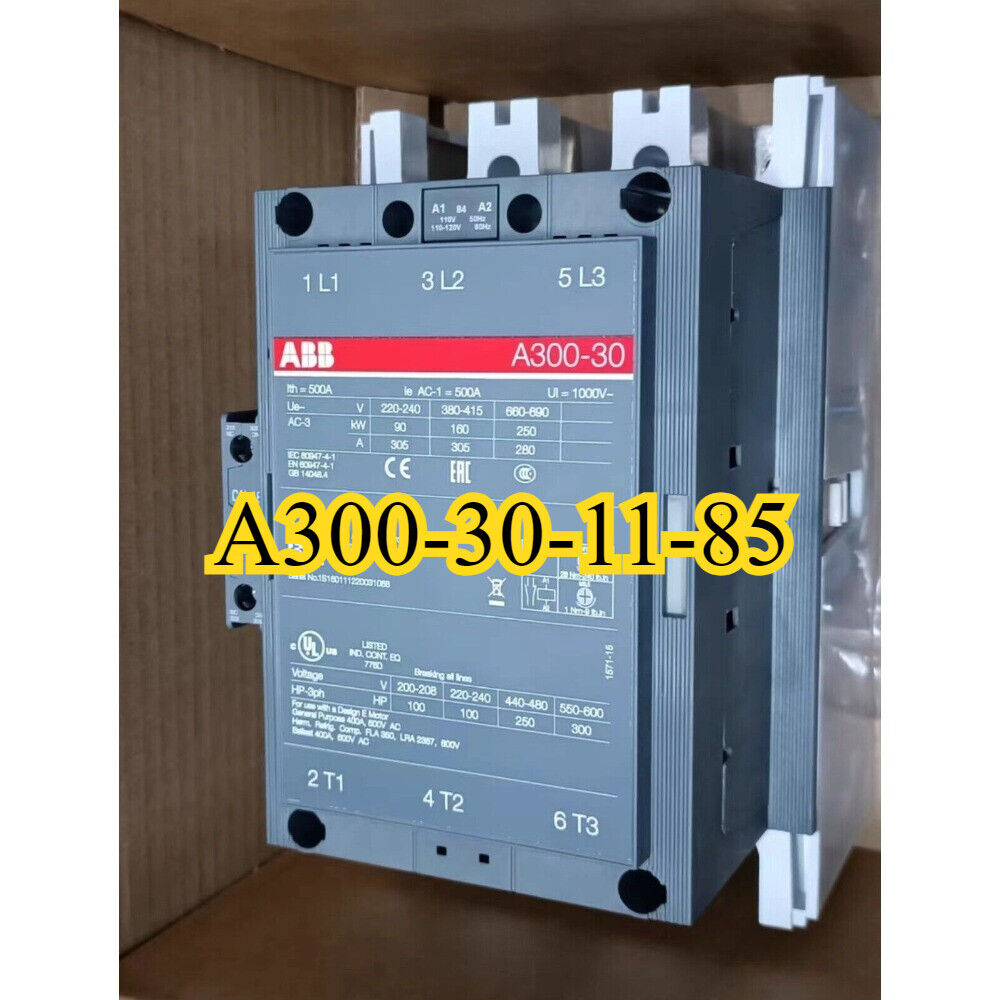 HMI | ABB | A300-30-11 Contactor 110V、220V 、380-400V