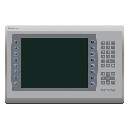 Allen-Bradley PanelView Plus HMI Module, with function keys and keypad for industrial automation.