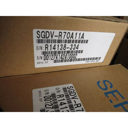 YASKAWA SGDV-R70A11A servo drive box, O/N R14138-334, New Condition