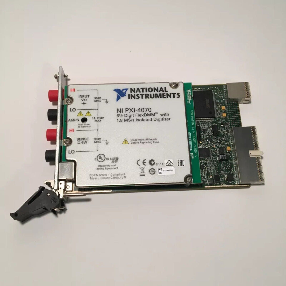 NI PXI-4070 Digital Multimeter, FlexDMM. Data acquisition equipment for industrial automation.