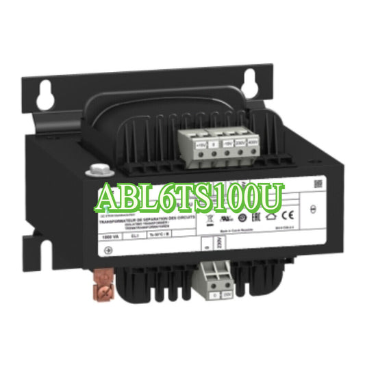 Schneider ABL6TS100U isolation transformer, black industrial component
