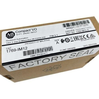 New Factory Sealed AB 1769-IM12 SER A ConpactLogix 12Pt 240VAC input Module US