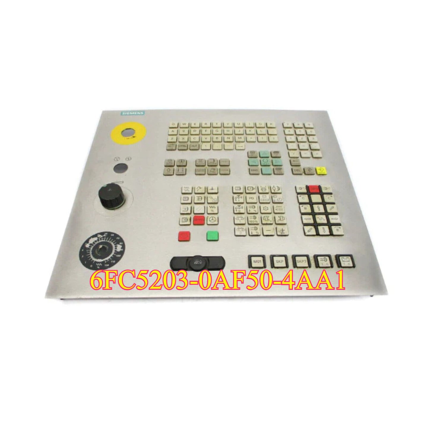 Siemens 6FC5203-0AF50-4AA1 industrial operating keyboard with alphanumeric and function keys.
