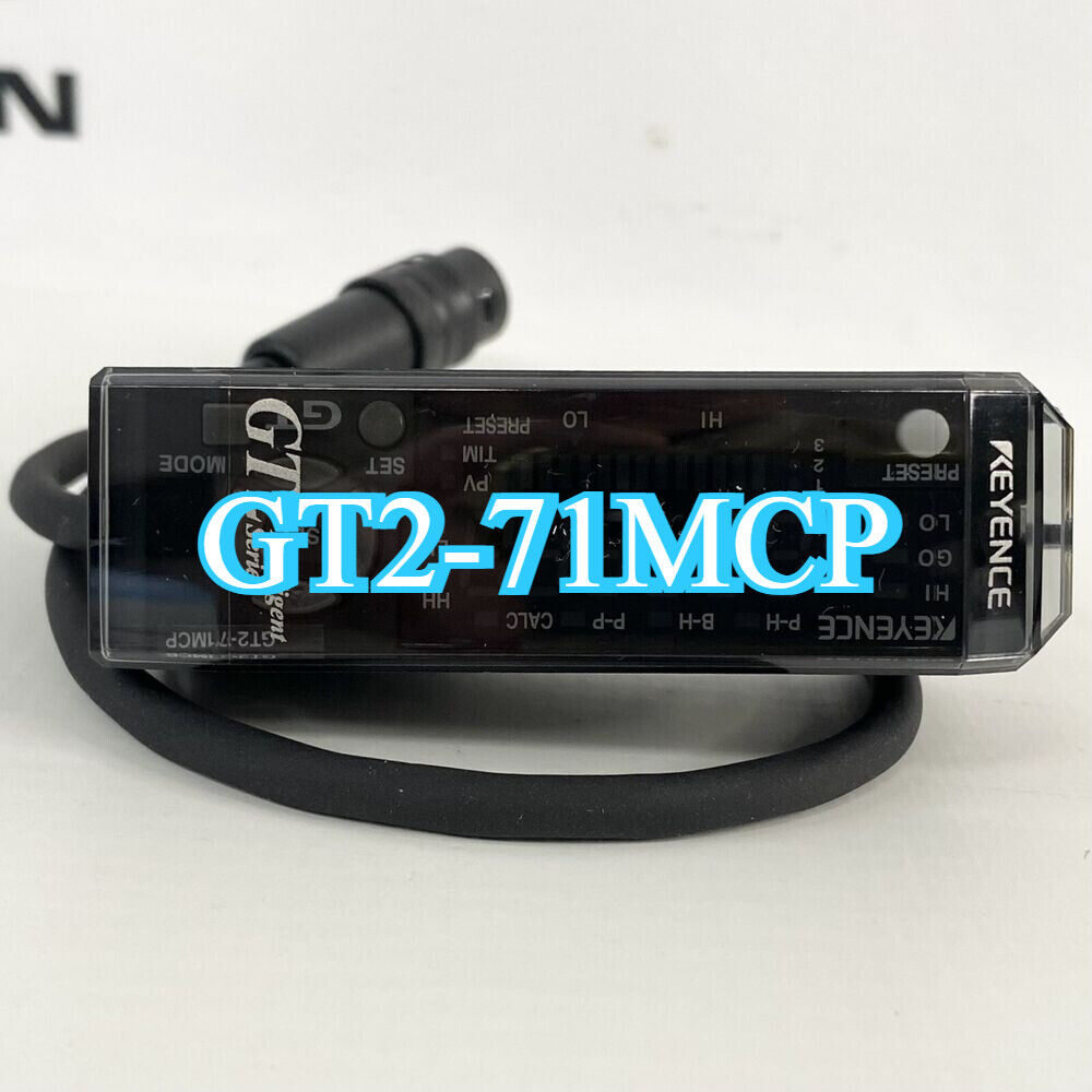 Keyence GT2-71MCP Contact Sensor, industrial automation part, black sensor with cable