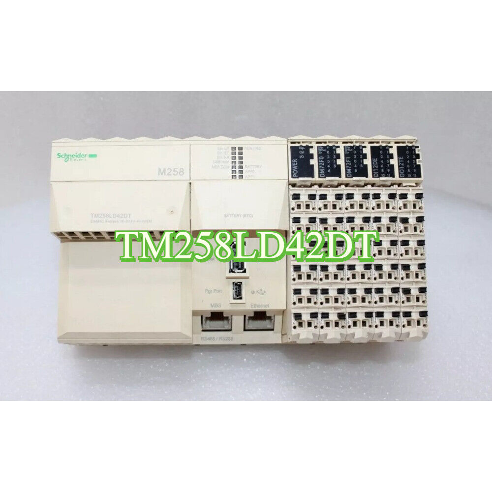 Schneider Electric TM258LD42DT PLC module, programmable logic controller, industrial automation part