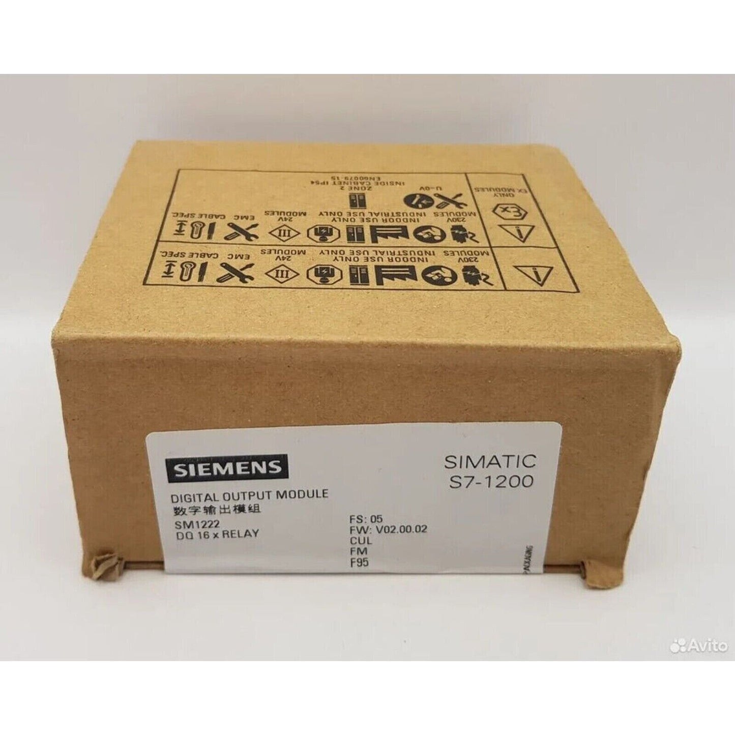 Siemens SIMATIC S7-1200 SM1222 Digital Output Module in box. 16 Relay outputs, for industrial automation.