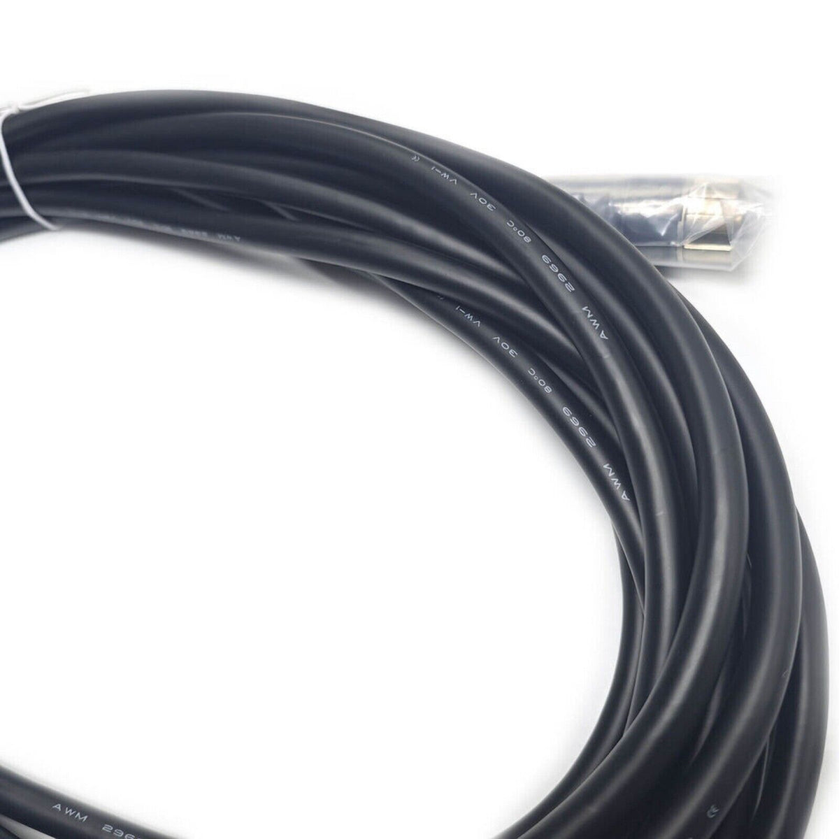 Yaskawa 8M Robot Wiring Cable, black cable with AWM 2969 marking, for YRC1000 MOTOMAN robot
