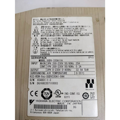 Servo Drive | YASKAWA | SGDV-330A11A SGDV330A11A Servopack Servo Drive