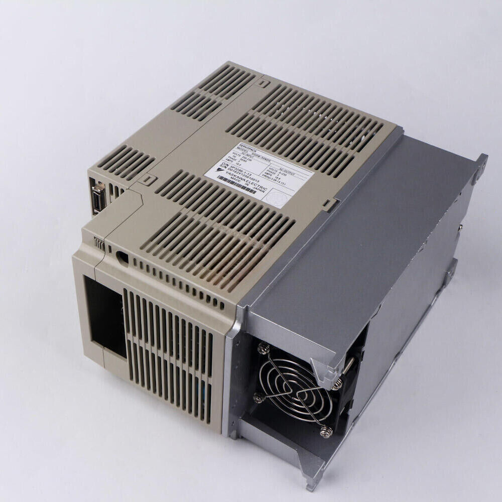 Yaskawa SGDB-30ADS SERVOPACK Servo Drive, beige industrial automation component, with visible fan and labels.