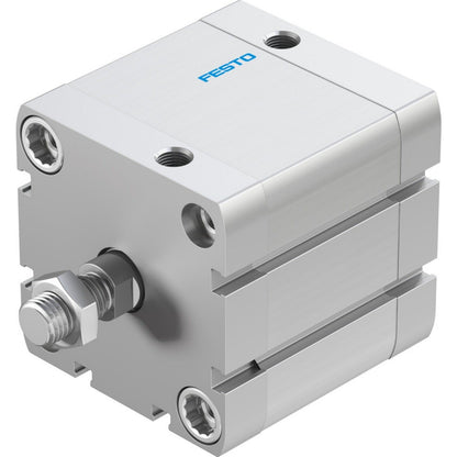 Festo ADN-63-30-A-P-A pneumatic cylinder, industrial automation part, silver finish.