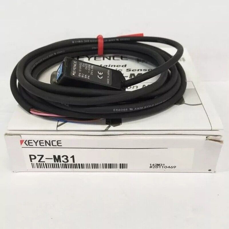 KEYENCE PZ-M31 Photoelectric Sensor with cable, new industrial automation part