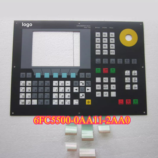 Siemens 802C panel with keypad and display, model 6FC5500-0AA11-2AA0 for industrial automation