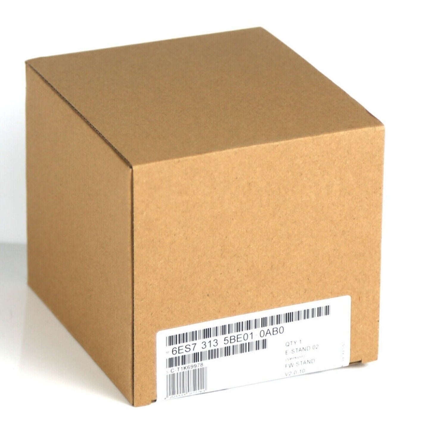 SIMATIC S7-300 CPU 313C module packaging, 6ES7313-5BE01-0AB0, Siemens automation part in original box.