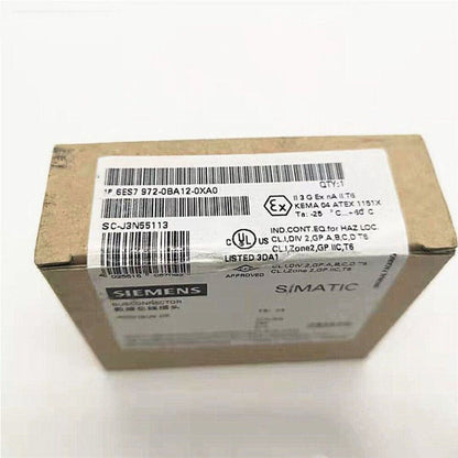 Siemens SIMATIC DP Connector 6ES7972-0BA12-0XA0 on Packaging Box