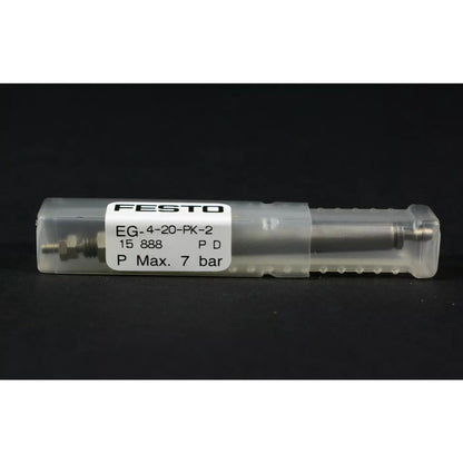 Festo EG-4-20-PK-2 round cylinder. Industrial automation part with specifications.