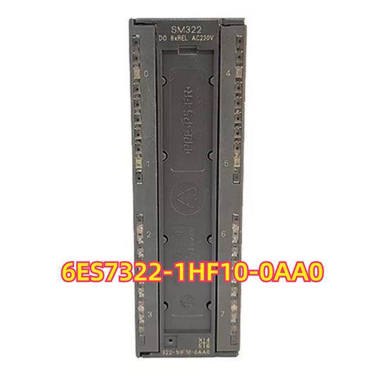 Siemens SIMATIC S7-300 SM322 Digital Output Module 6ES7322-1HF10-0AA0, 8xREL AC230V, grey, industrial automation part.