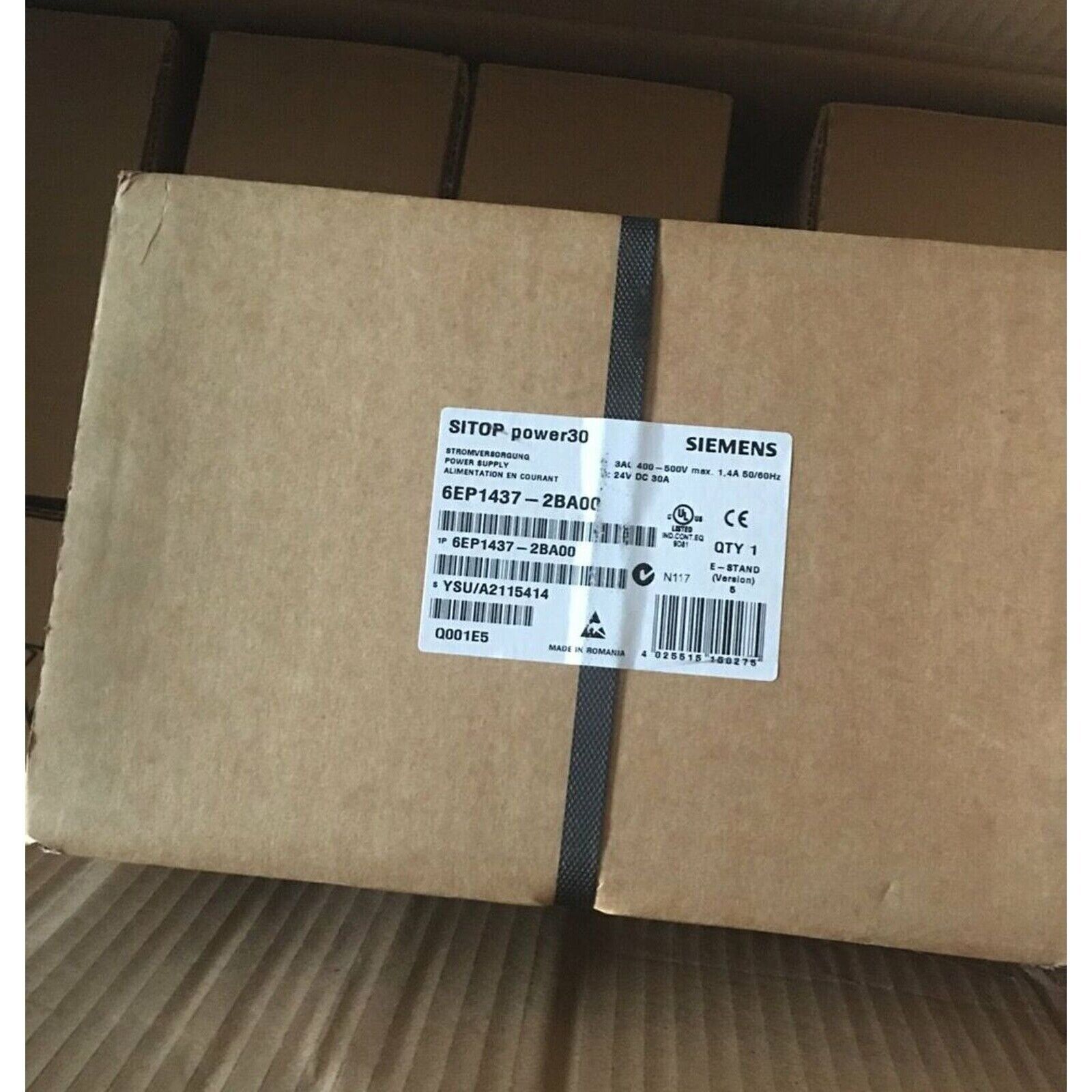 Siemens SITOP power30 6EP1437-2BA00 power supply unit in box, industrial automation part