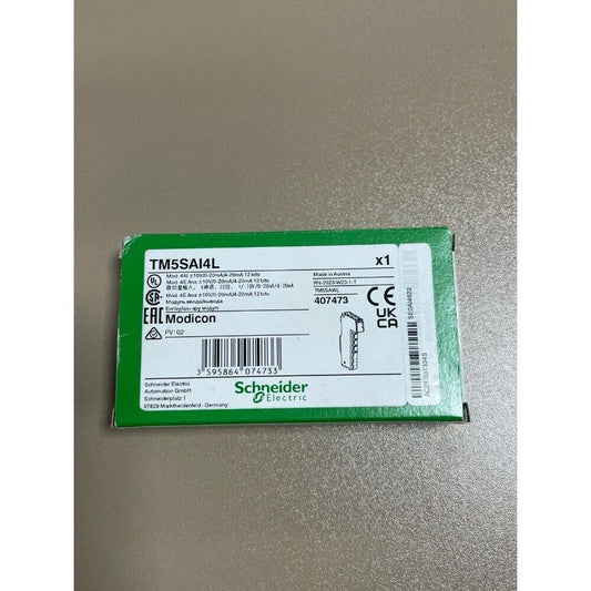 Schneider Electric TM5SAI4L PLC Module, new original programmable accessories