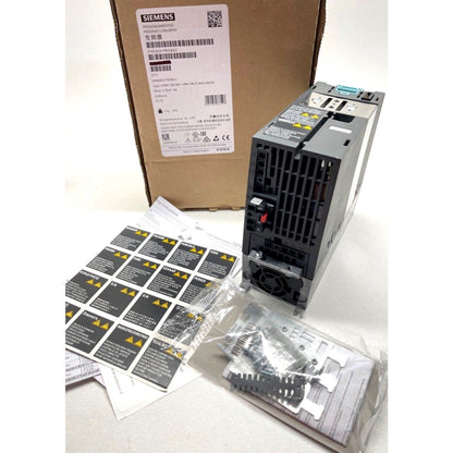Siemens SINAMICS PM240-2 frequency converter in box with accessories. Industrial automation part 6SL3210-1PB13-8UL0.