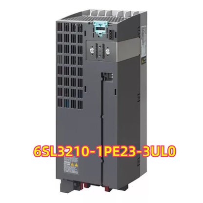 SINAMICS G120P Frequency Inverter 6SL3210-1PE23-3UL0, Grey and black industrial equipment.