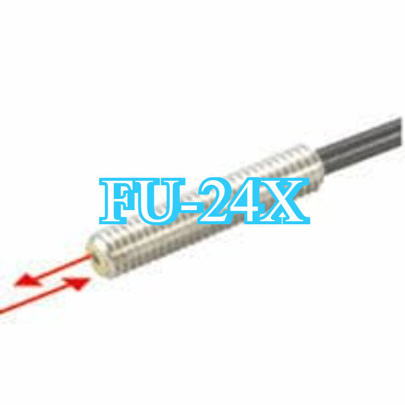 Keyence FU-24X Fiber Optic Sensor, cylindrical with light indicators, new in box.
