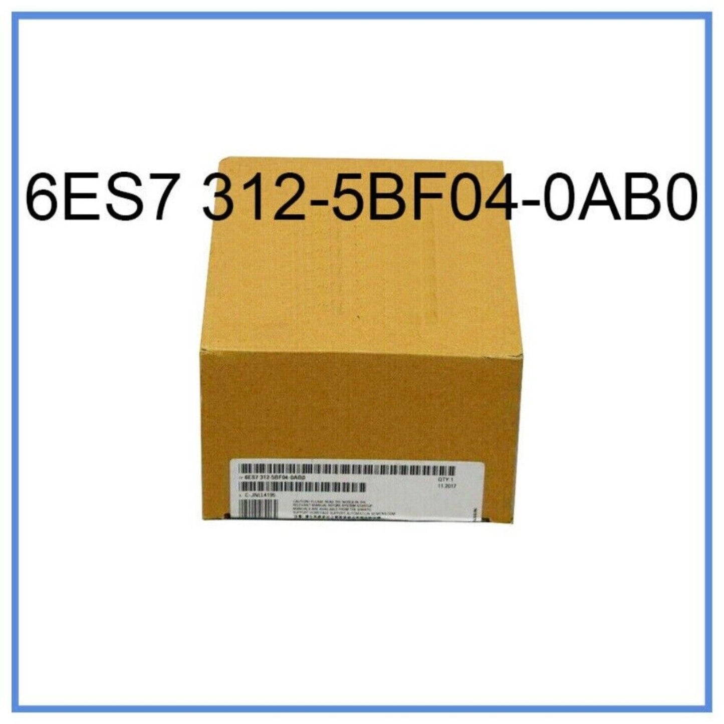 Siemens SIMATIC S7-300 PLC CPU 312C Module, 6ES7312-5BF04-0AB0, product packaging.