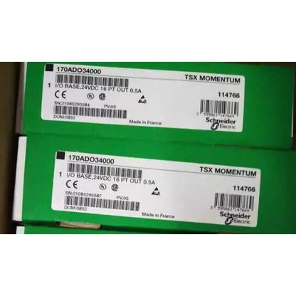 Schneider Electric PLC Module 170ADO34000, TSX Momentum series, industrial automation part