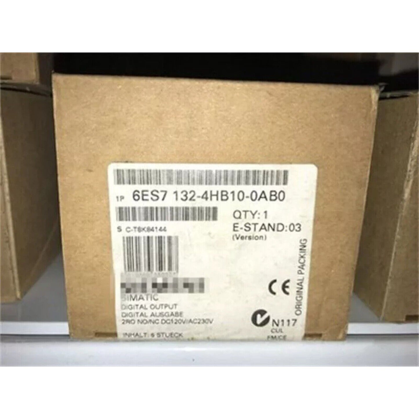 Siemens PLC module 6ES7 132-4HB10-0AB0 in original packaging
