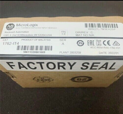 Sealed AB 1762-IT4 SER A MicroLogix Themocouple/mV Module 1762IT4 NEW IN BOX