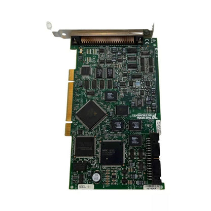 National Instruments PCI-6025E Data Acquisition Card, green circuit board with various chips and connectors.