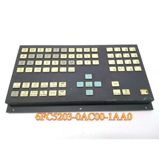 Siemens SINUMERIK 840C/840CE keypad, model 6FC5203-0AC00-1AA0, PLC control panel with function keys and number pad