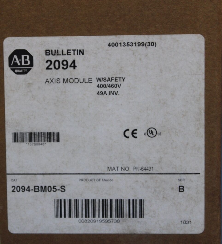 Allen Bradley 2094-BM05-S Kinetix 6000 Servo Drive 2094BM05S NEW IN BOX