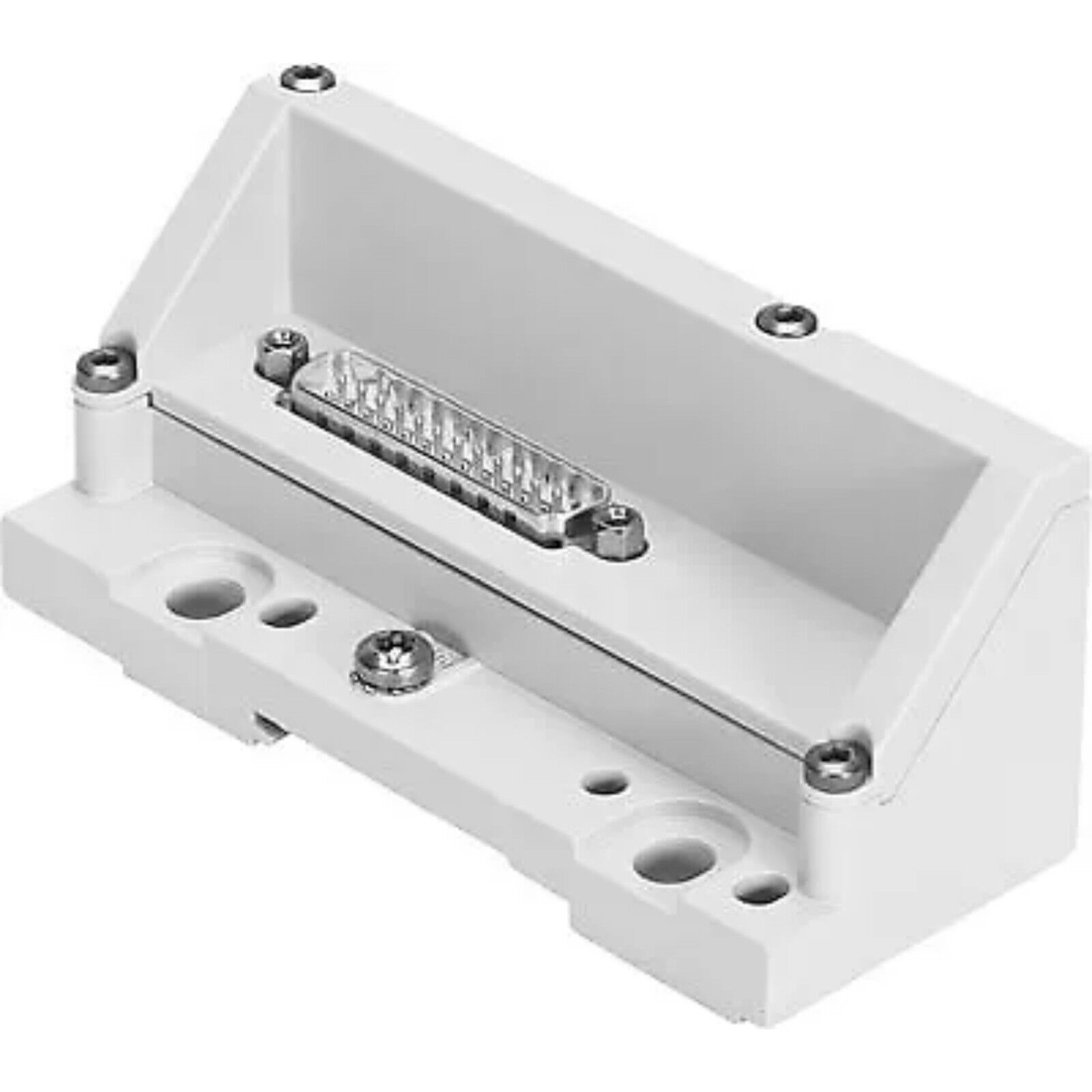 Festo VMPAL-EPL-SD25 controller, white plastic housing with connector, industrial automation component.