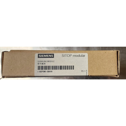 Siemens SITOP Modular Signaling Module 6EP1961-3BA10 box, industrial automation part