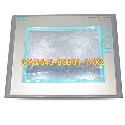 Siemens SIMATIC Multi Panel touch screen display, model 6AV6643-0CD01-1AX2, industrial automation part