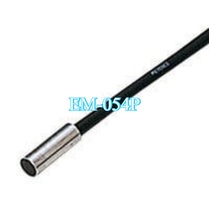 Keyence EM-054P Proximity Switch Sensor, cylindrical design with black cable and metal head