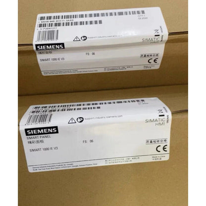 Siemens SIMATIC Smart Panel packaging, 6AV6 648-0CE11-3AX0, HMI panel product.